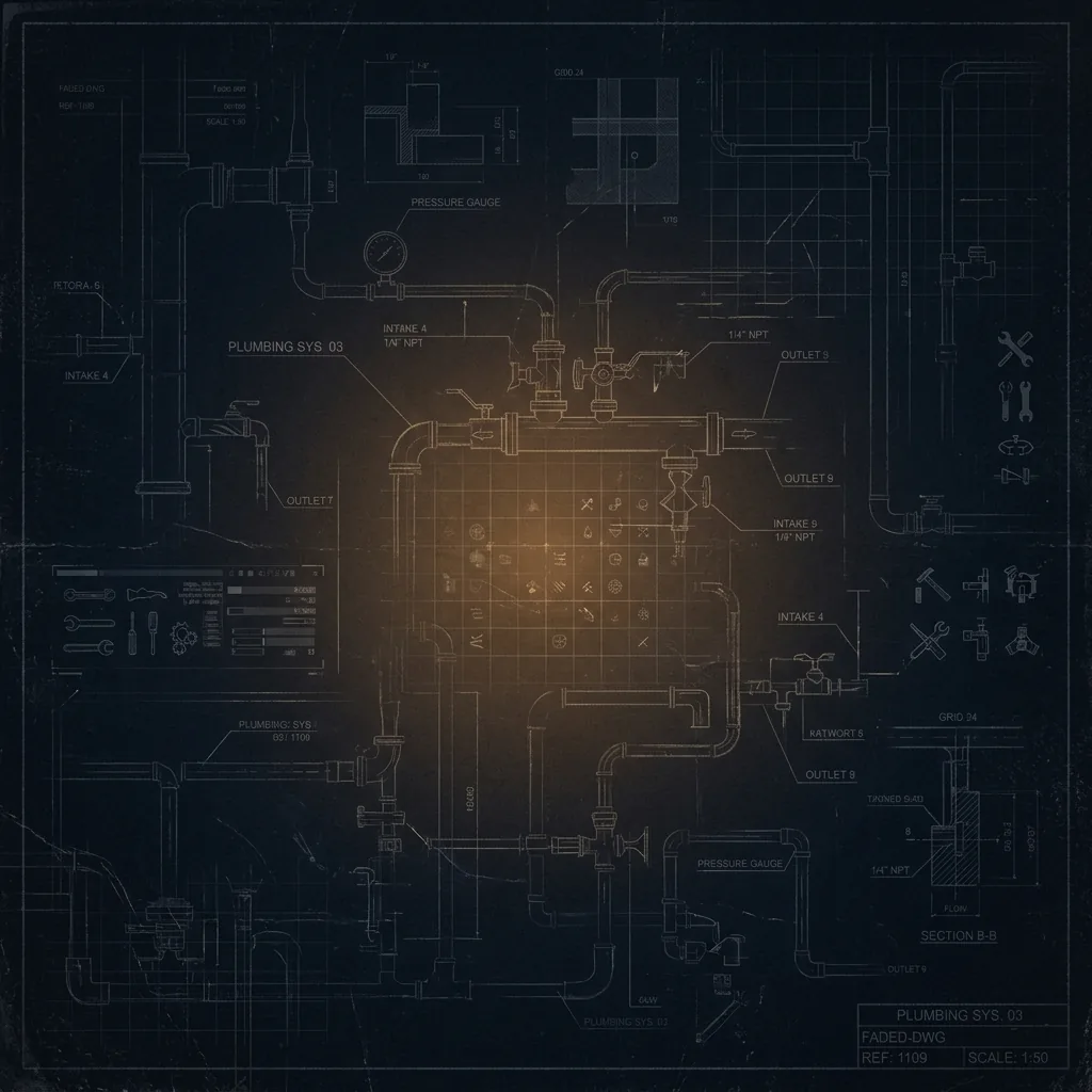 Technical schematic background